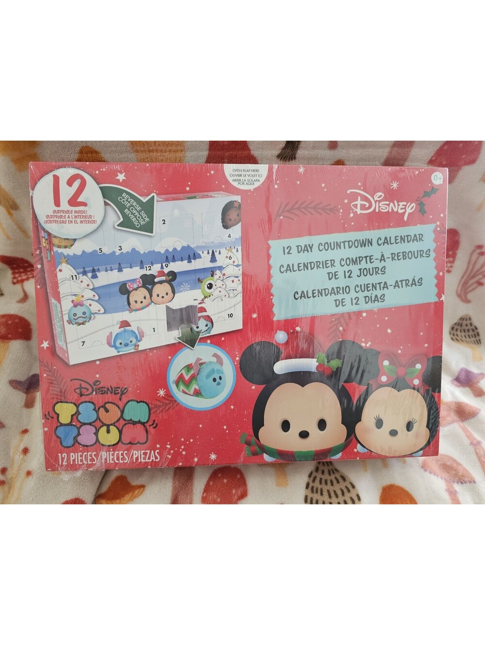 Disney Tsum Tsum Advent Calendar 12 Plush Dolls Christmas Holiday